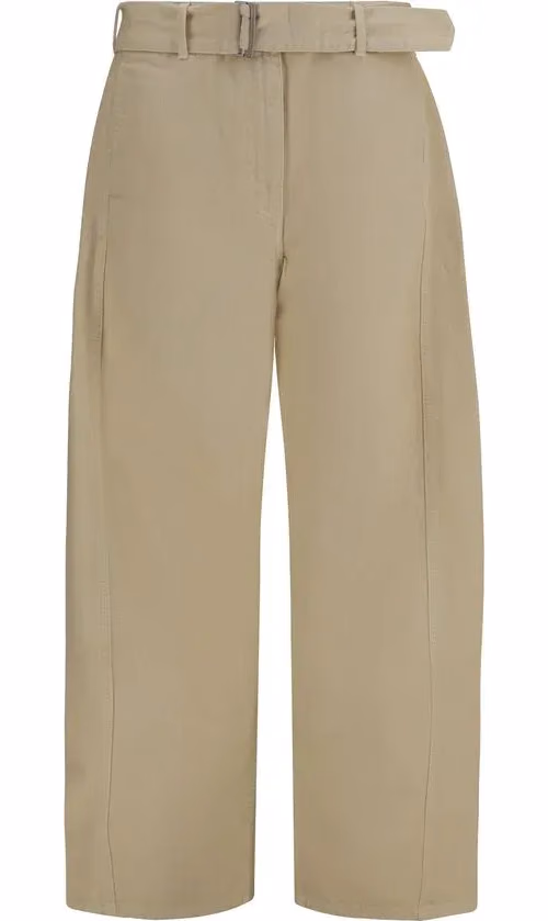 Magda Butrym Beige Cotton Casual Pants