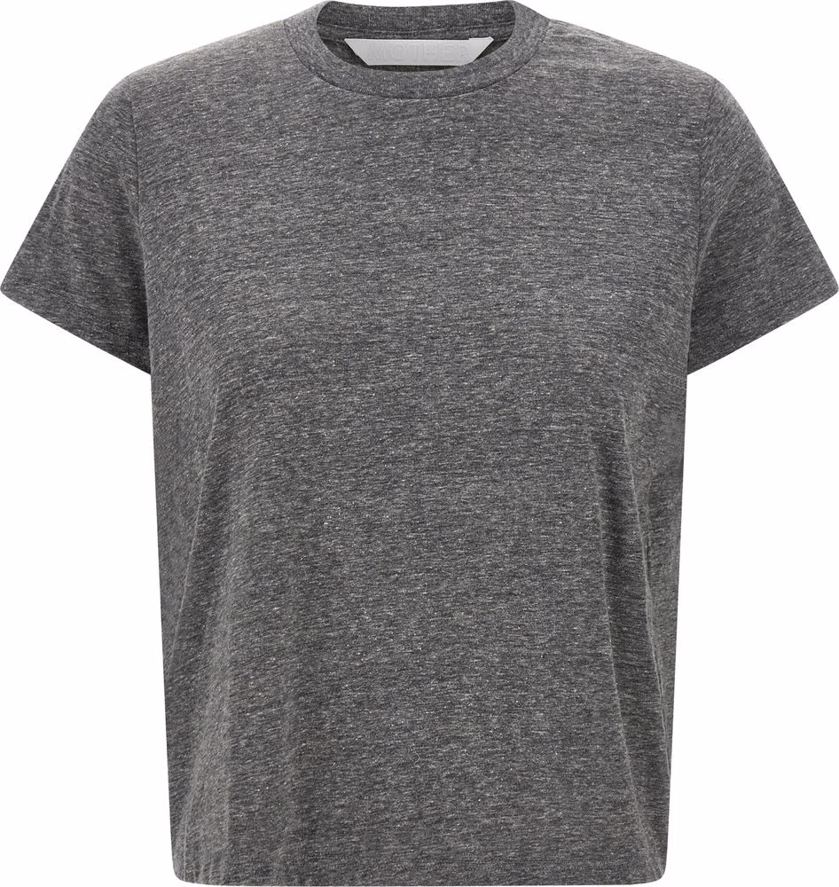 Mother Denim Gray Polyester T-Shirt