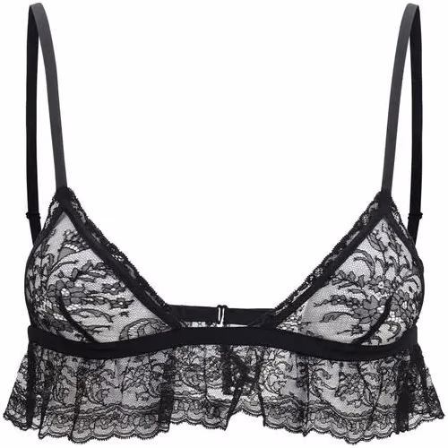 Dolce & Gabbana Black Cotton Bra