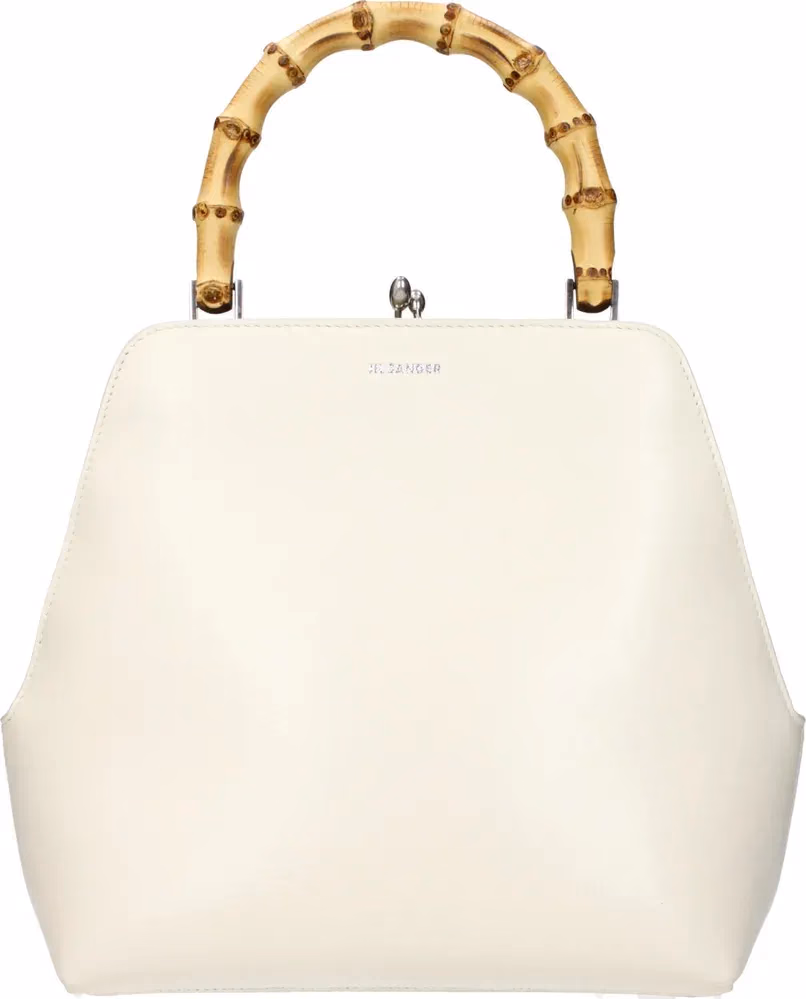 Jil Sander Beige Leather Handbag
