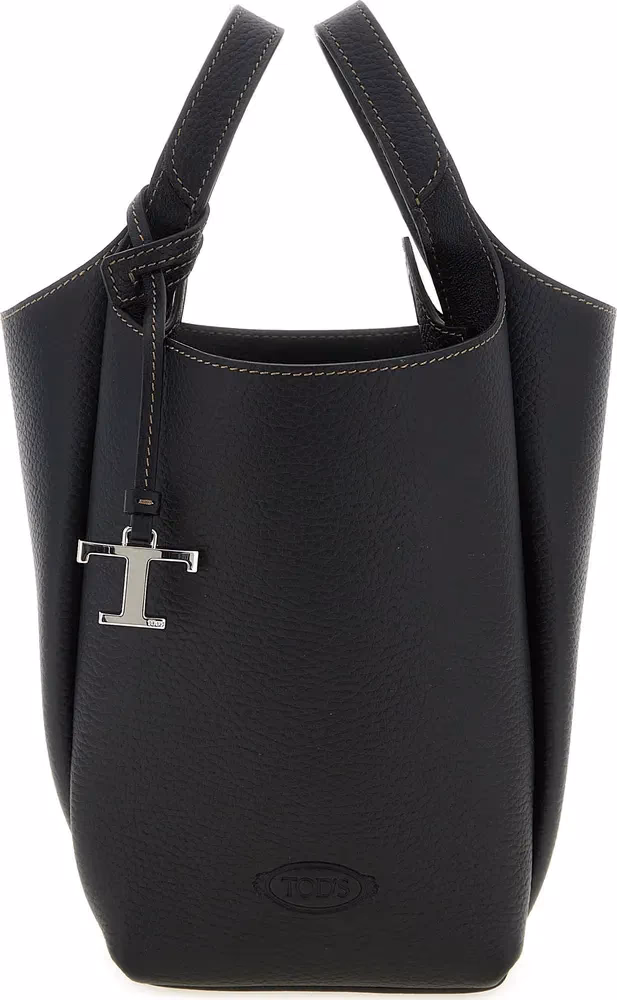 Tod's Black Calfskin Handbag