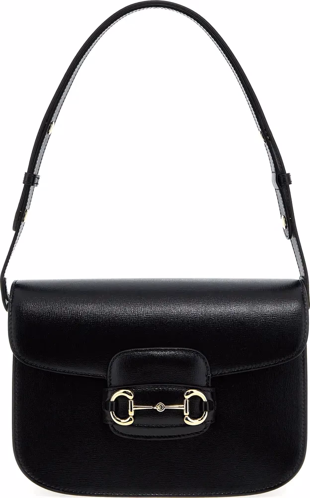 Gucci Black Leather Shoulder Bag