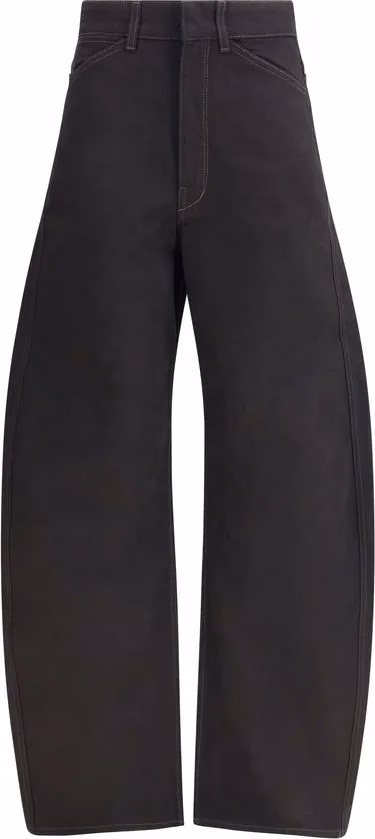 Lemaire Black Cotton Casual Pants