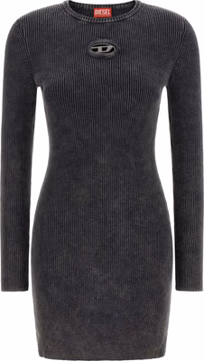 Black Cotton Short Dress