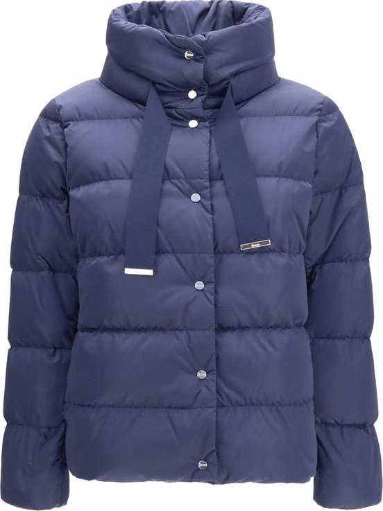 Herno Blue Polyester Full-Length Jacket