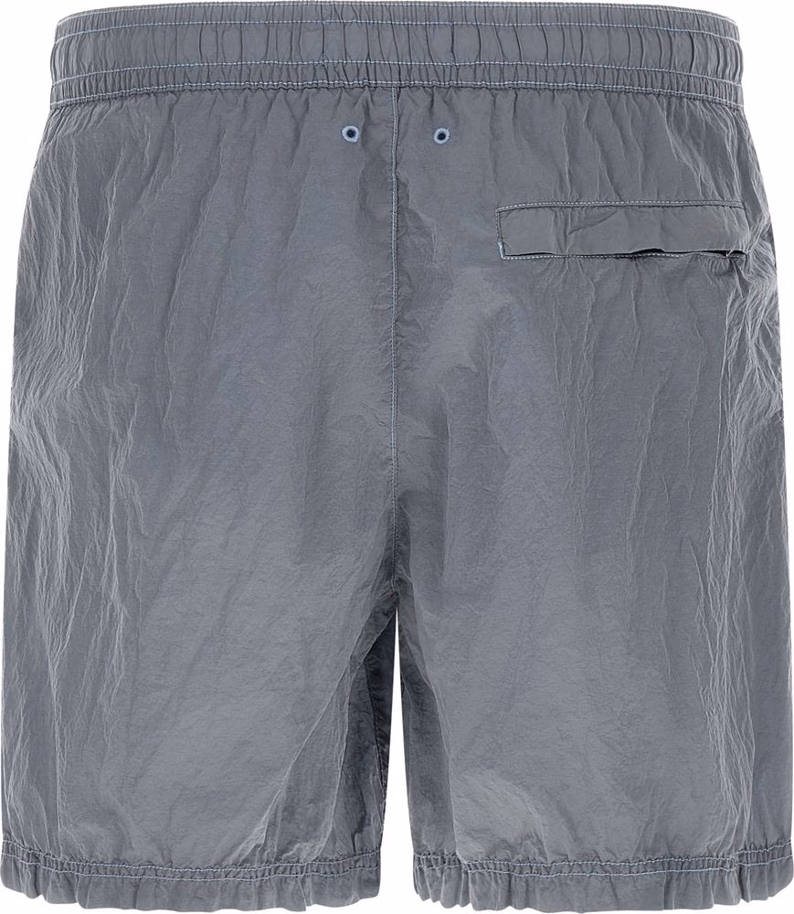 Stone Island Gray Polyamide Swim Shorts