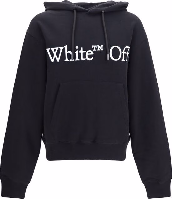 Off-White Black Cotton Sweatshirt