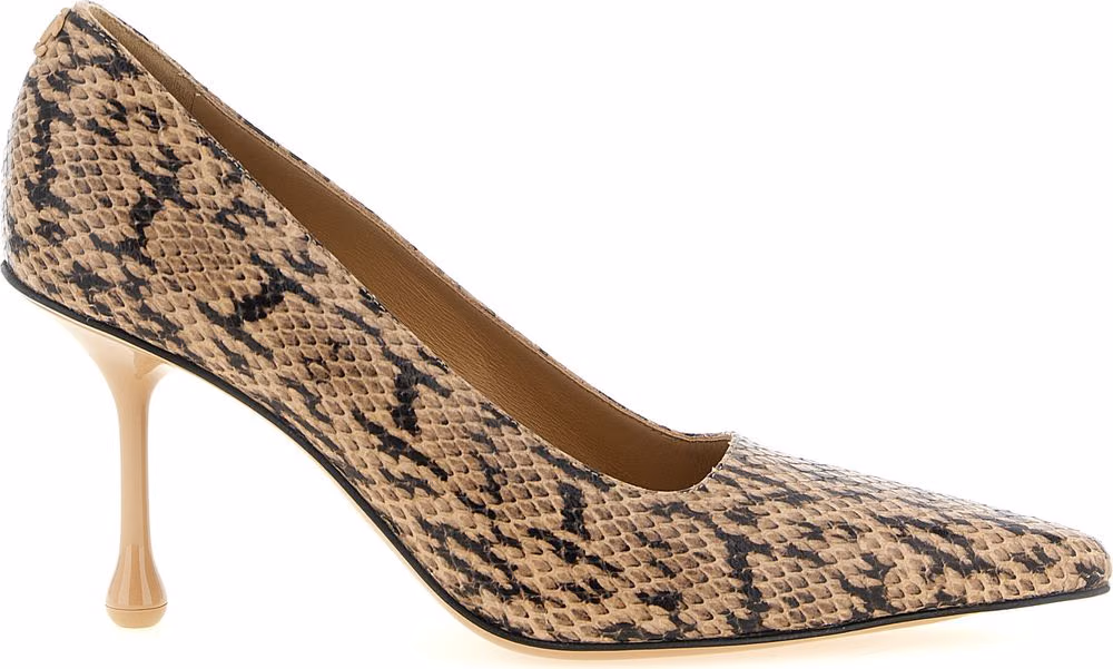 Jimmy Choo Brown Leather High Heel Pumps