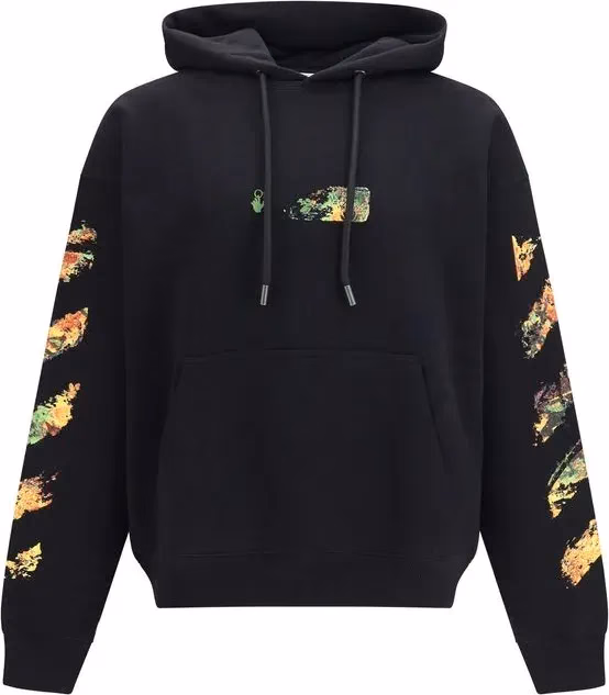 Off-White Black Cotton Sweatshirt