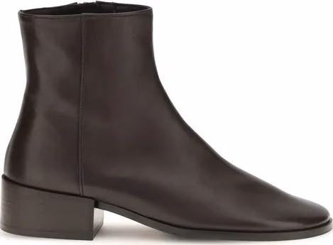 Dear Frances Brown Calf Leather Bos Taurus Ankle Boots