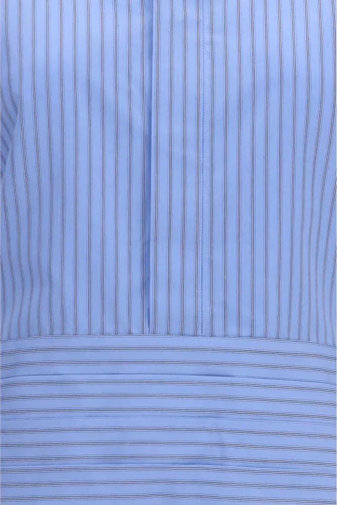 Sacai Blue Cotton Shirt