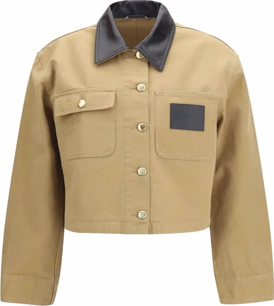 Balenciaga Beige Cotton Full-Length Jacket