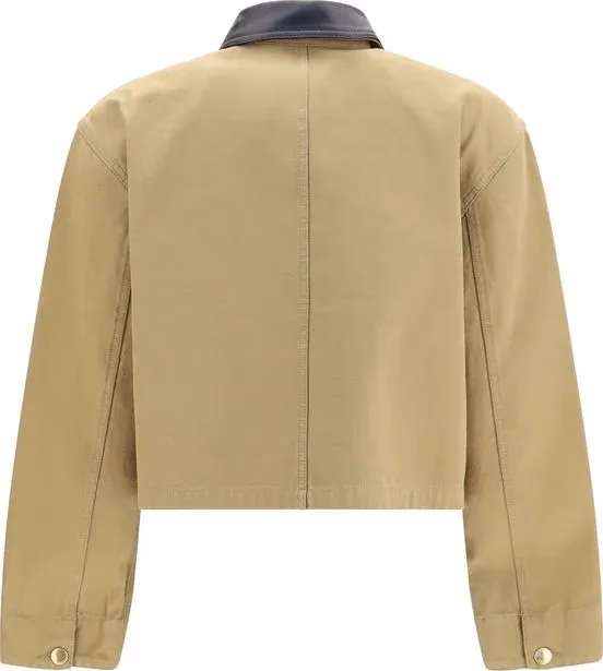 Balenciaga Beige Cotton Full-Length Jacket