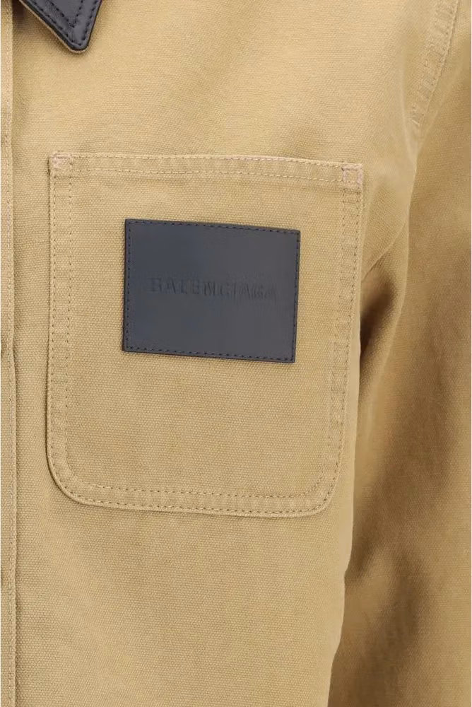 Balenciaga Beige Cotton Full-Length Jacket