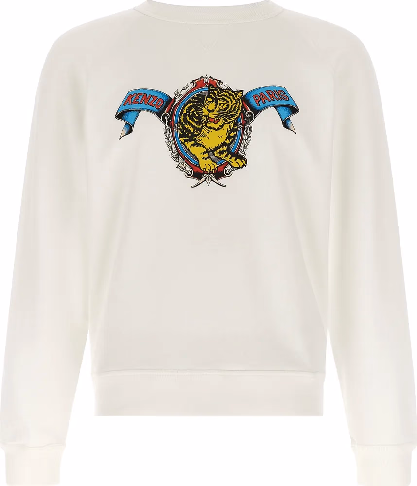 Kenzo White Viscose Sweatshirt