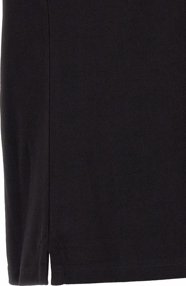 Moncler Black Cotton Polo Shirt