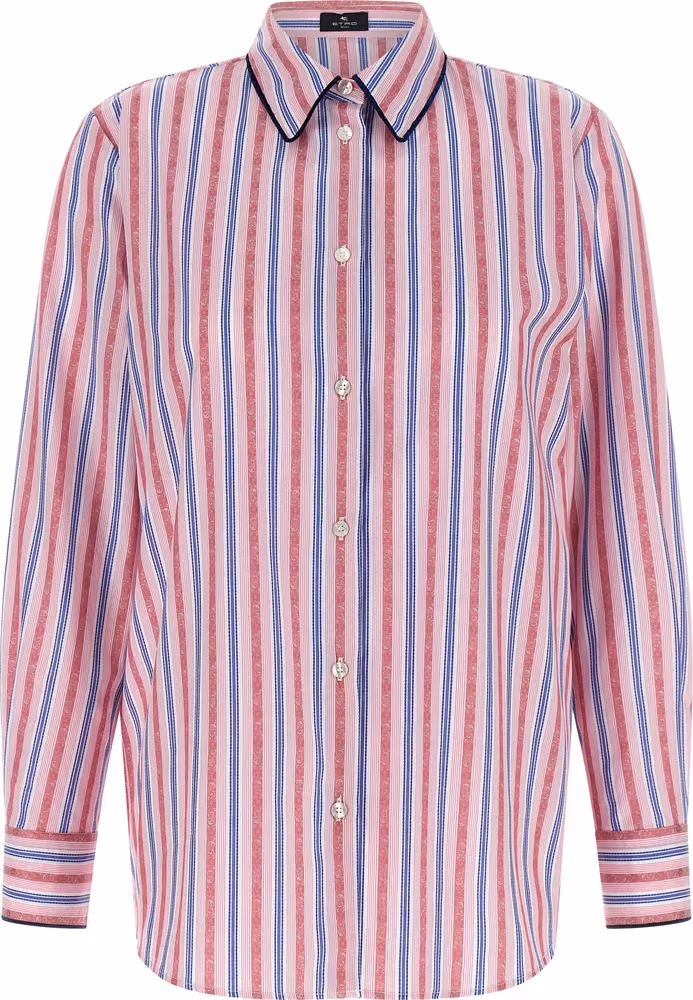 Etro Multicolor Cotton Blouse