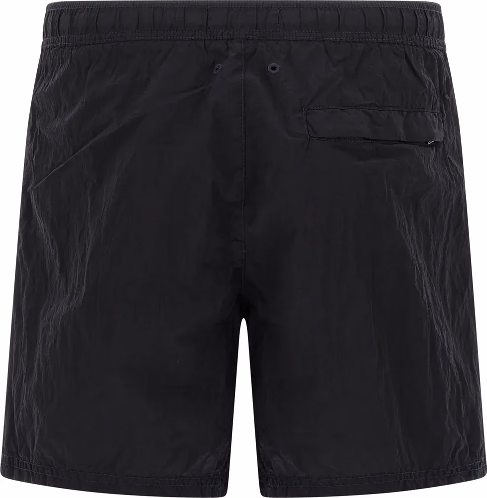 Stone Island Blue Polyamide Swim Shorts