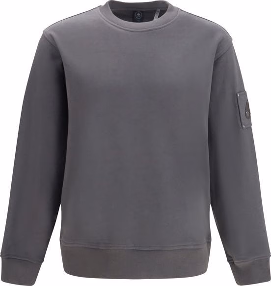 Moose Knuckles Gray Cotton Sweatshirt