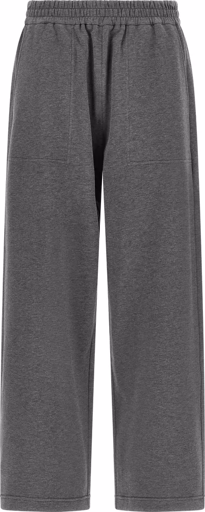 Brunello Cucinelli Gray Cotton Joggers (Workout Pants)