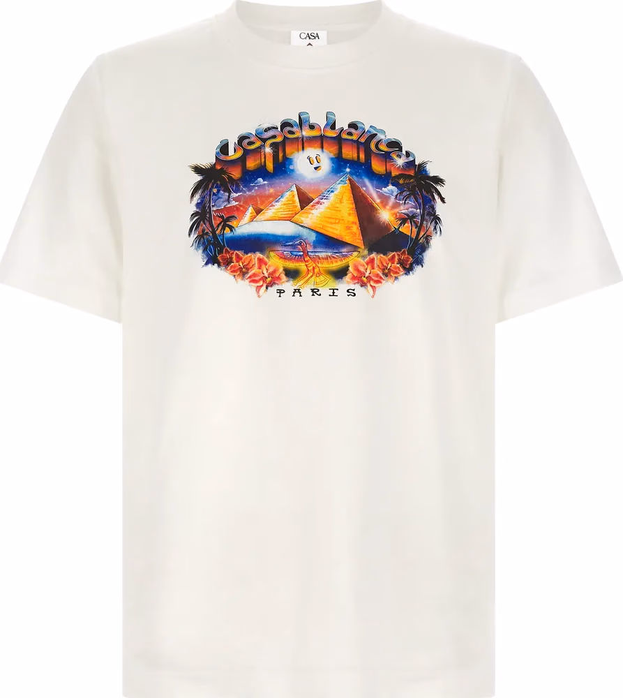 Casablanca White Organic Cotton T-Shirt