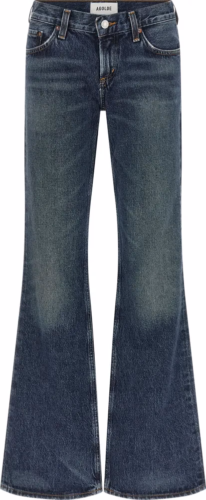 Agolde Blue Cotton Bootcut Jeans