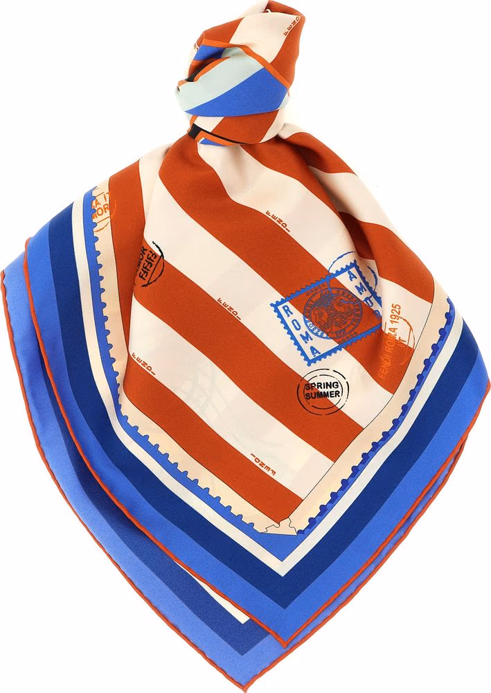 Fendi Multicolor Silk Foulard