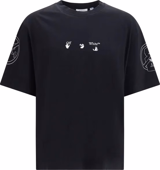 Off-White Black Cotton T-Shirt