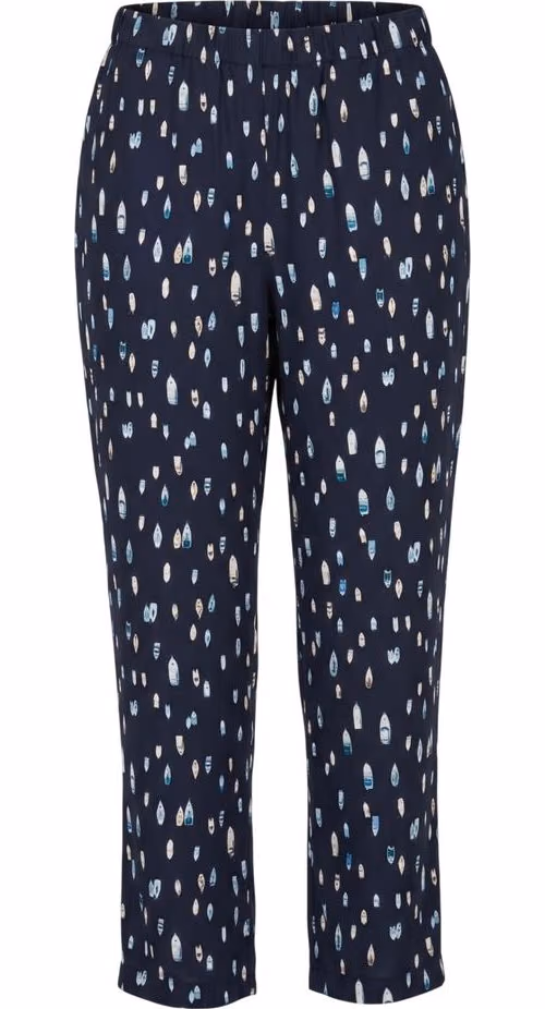 Trussardi Blue Cotton Women Pants