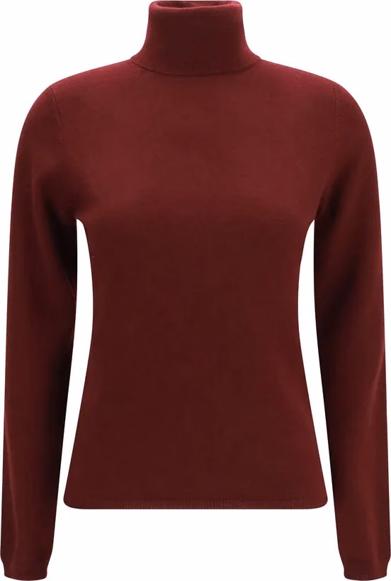 Allude Bordeaux Cashmere Turtleneck