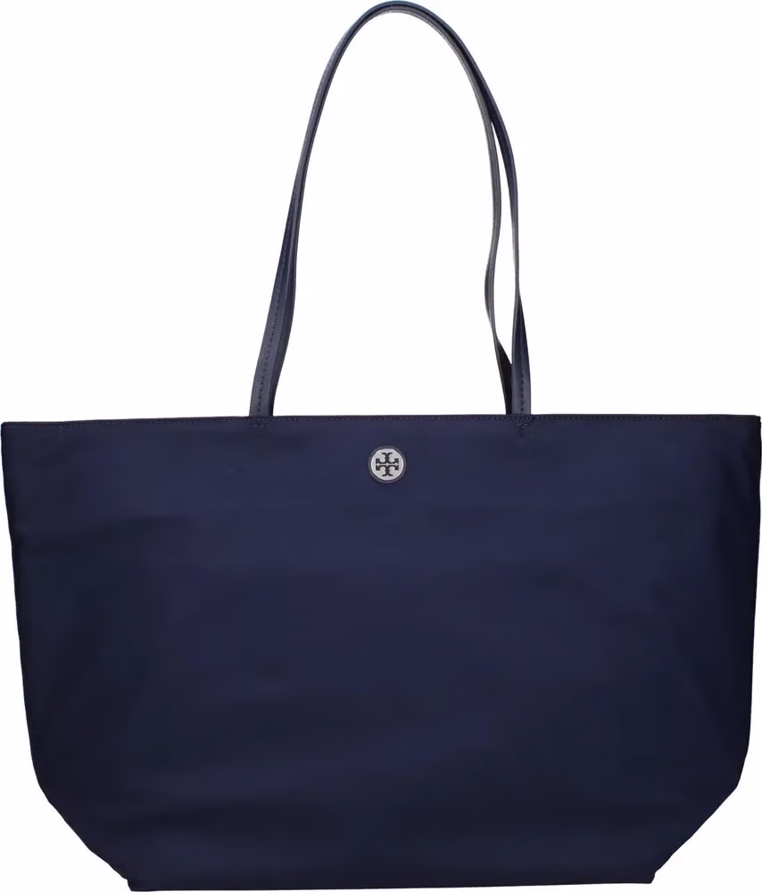 Tory Burch Blue Fabric Shoulder Bag