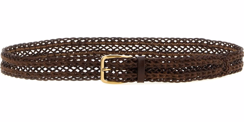 Brunello Cucinelli Brown Calfskin Belt