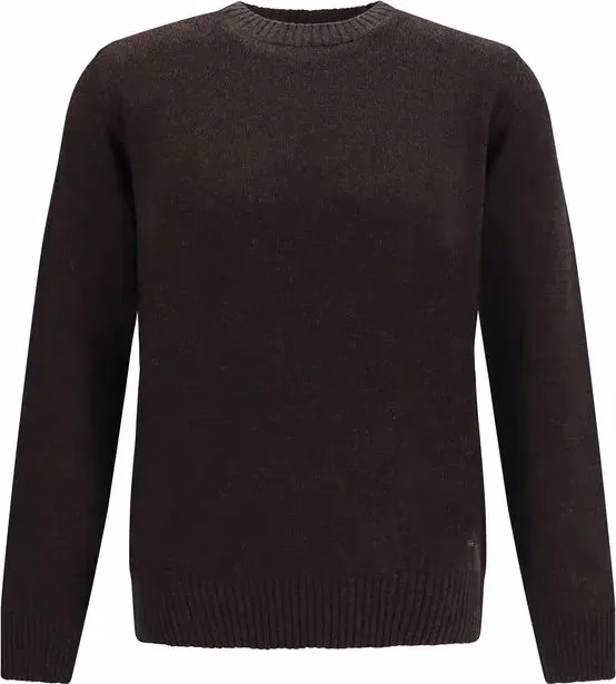 Brooksfield Brown Wool Oves Aries Sweatshirt