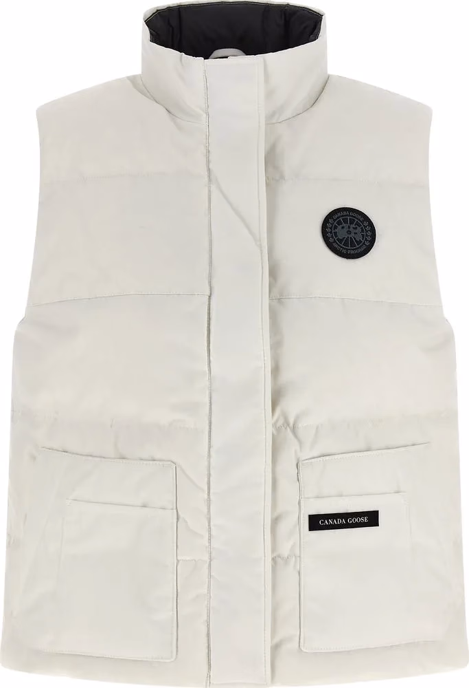 Canada Goose White Polyester Sleeveless Jacket