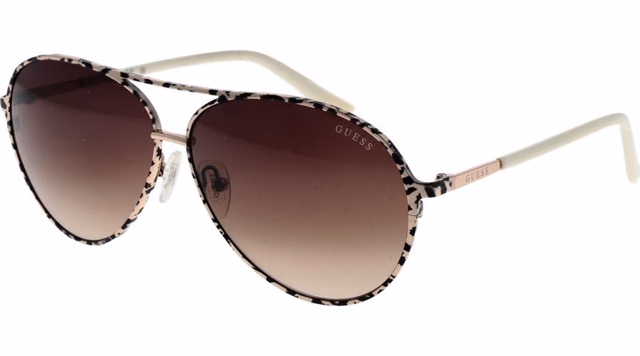 Guess Beige Metal Sunglasses