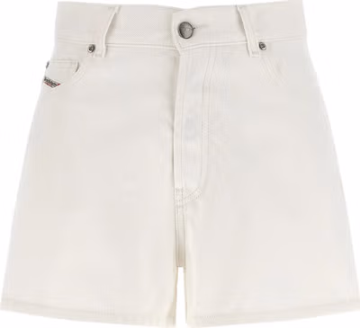 White Cotton Bermuda Shorts