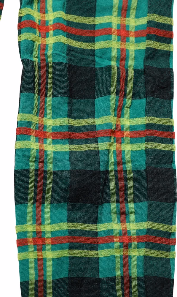 Dolce & Gabbana Multicolor Plaid Tights Stocking Pantyhose Socks