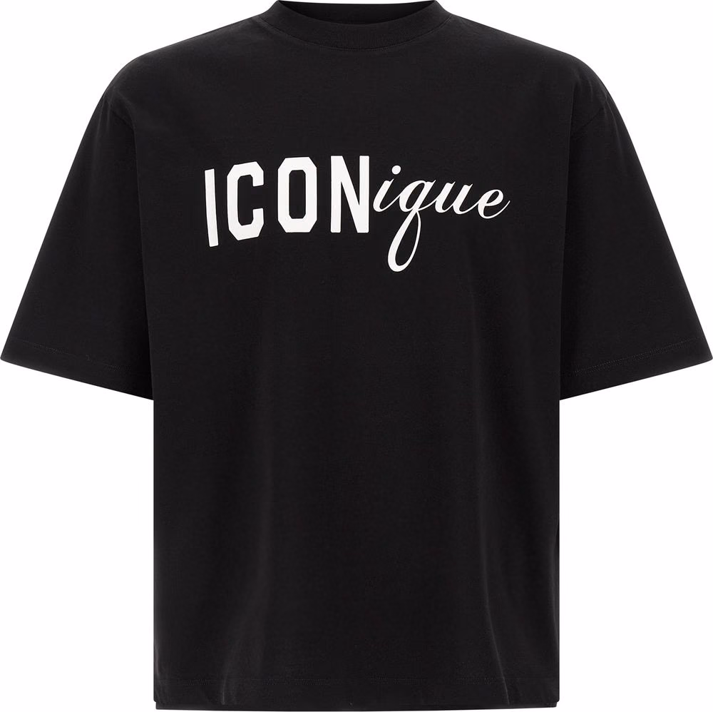 Dsquared² Black Cotton T-Shirt