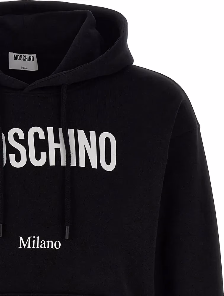 Moschino Black Cotton Sweatshirt