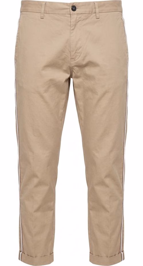 Trussardi Jeans Beige Cotton Men Pants