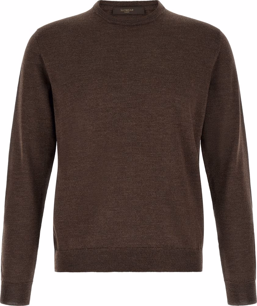 ZANONE Brown Virgin Wool Cardigan