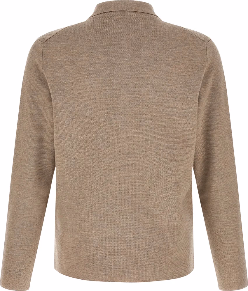ZANONE Beige Virgin Wool Cardigan