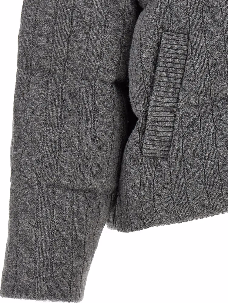 Polo Ralph Lauren Gray Wool Full-Length Jacket