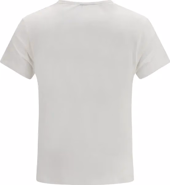 Fendi White Cotton T-Shirt