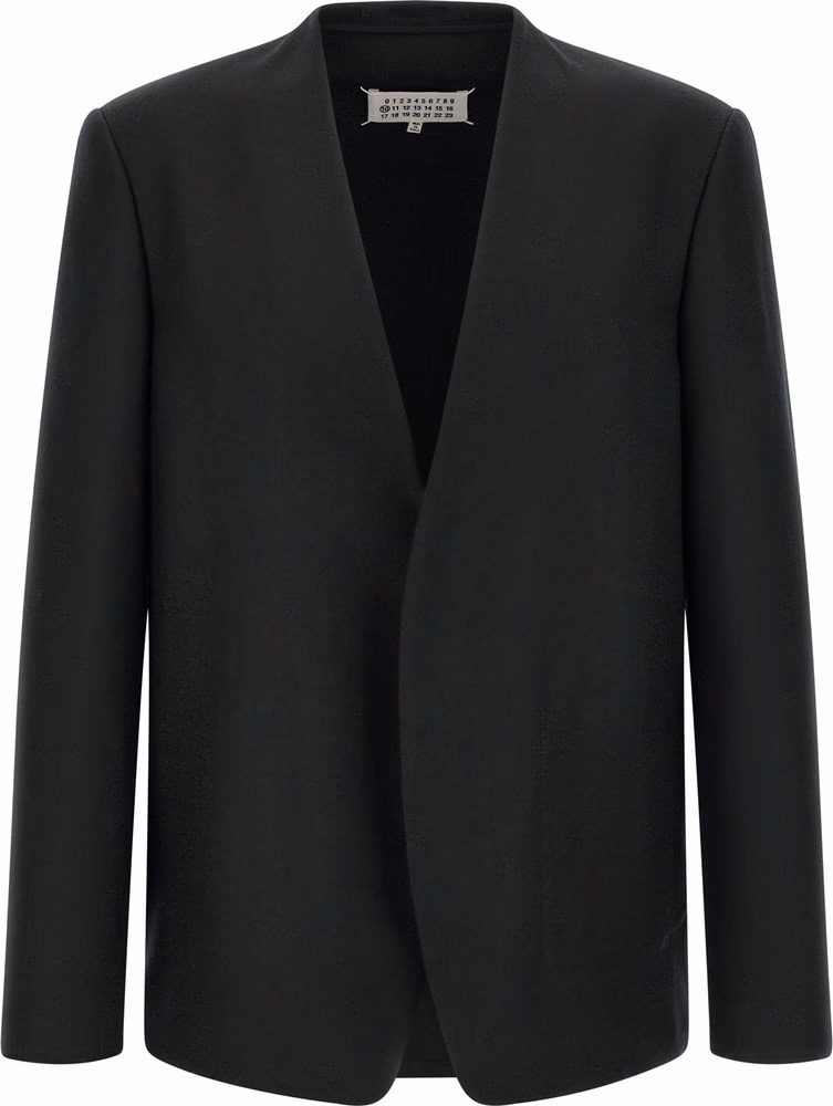 Maison Margiela Black Virgin Wool Blazer