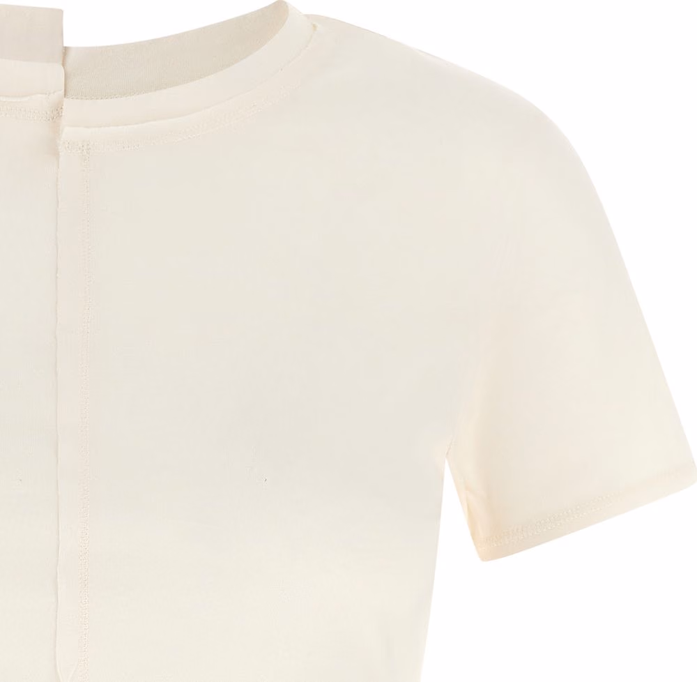 Y-3 White Cotton T-Shirt