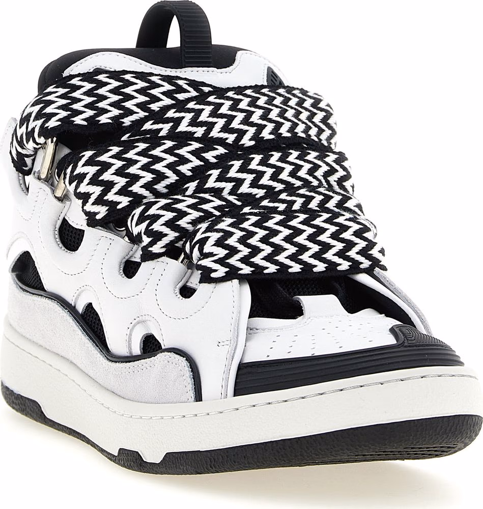 Lanvin Bicolor Calfskin Chunky Sneakers
