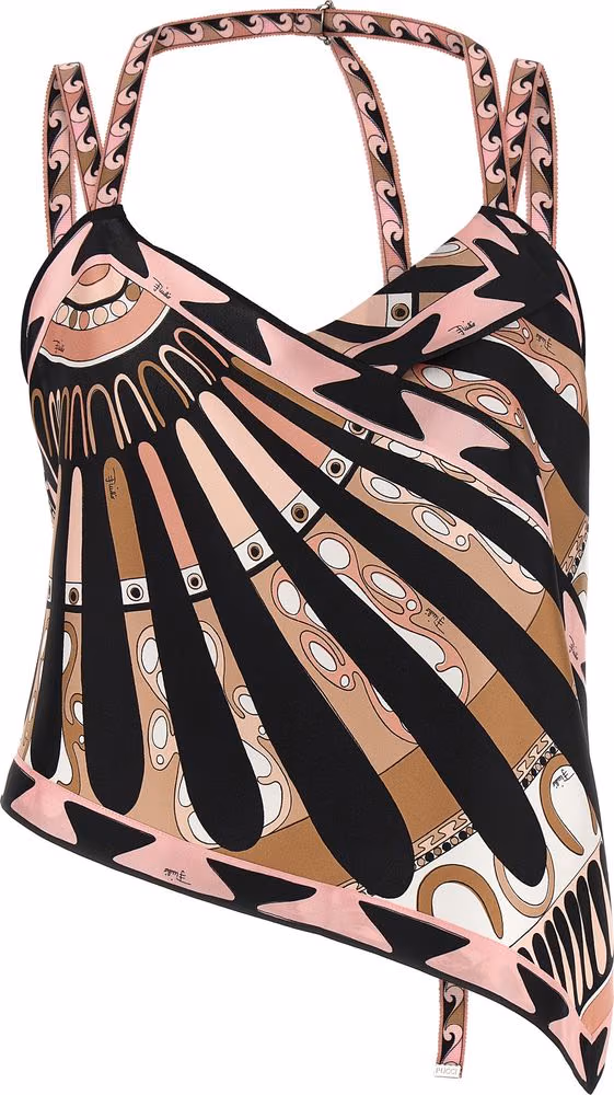 Emilio Pucci Multicolor Silk Blouse