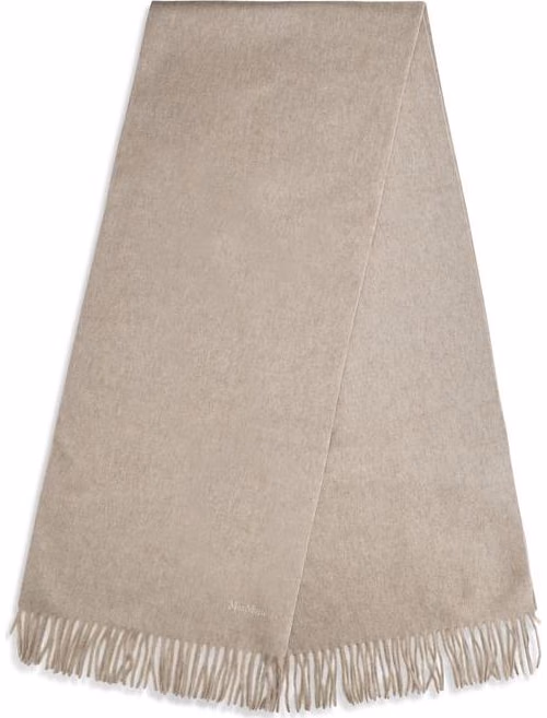 Max Mara Beige Cashmere Scarf