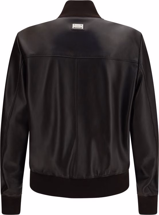 Dolce & Gabbana Brown Lamb Ovis Aries Aries Bomber